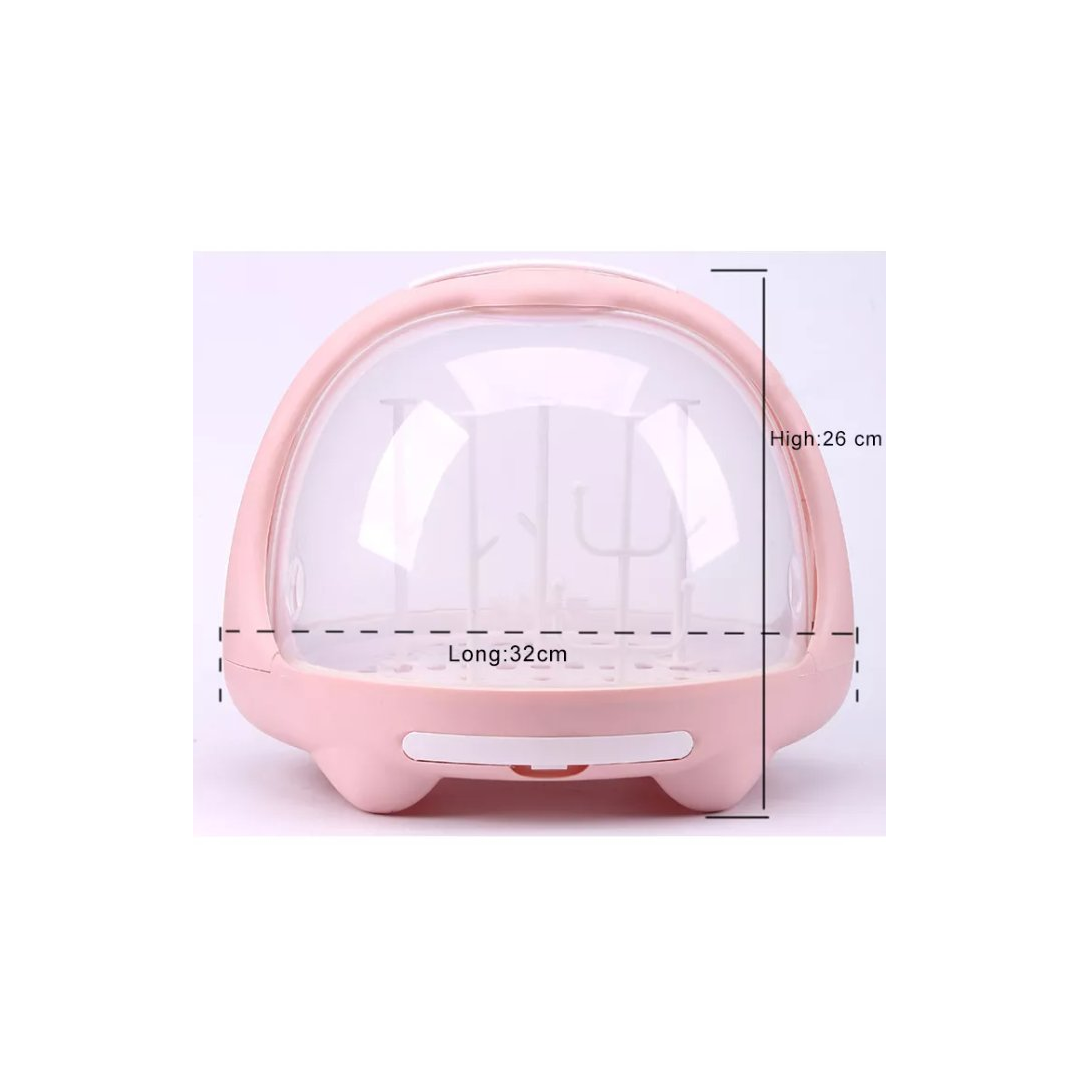 Baby Bottle Drying Rack with Cover | Hygienic Storage NZ