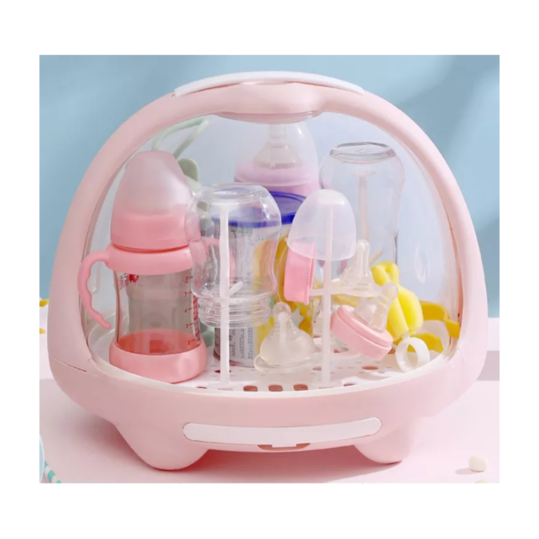 Baby Bottle Drying Rack with Cover | Hygienic Storage NZ