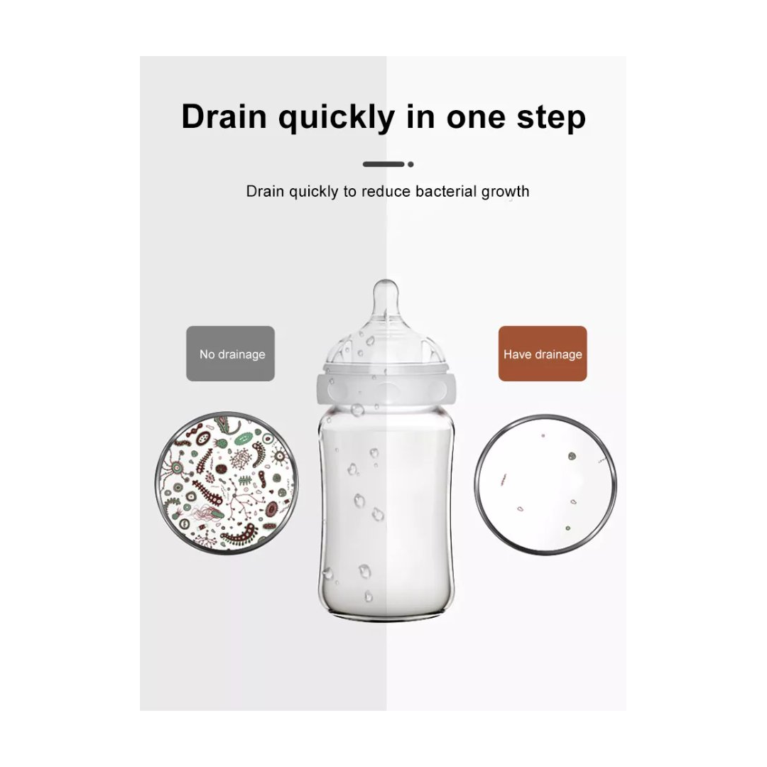 Baby Bottle Drying Rack with Cover | Hygienic Storage NZ