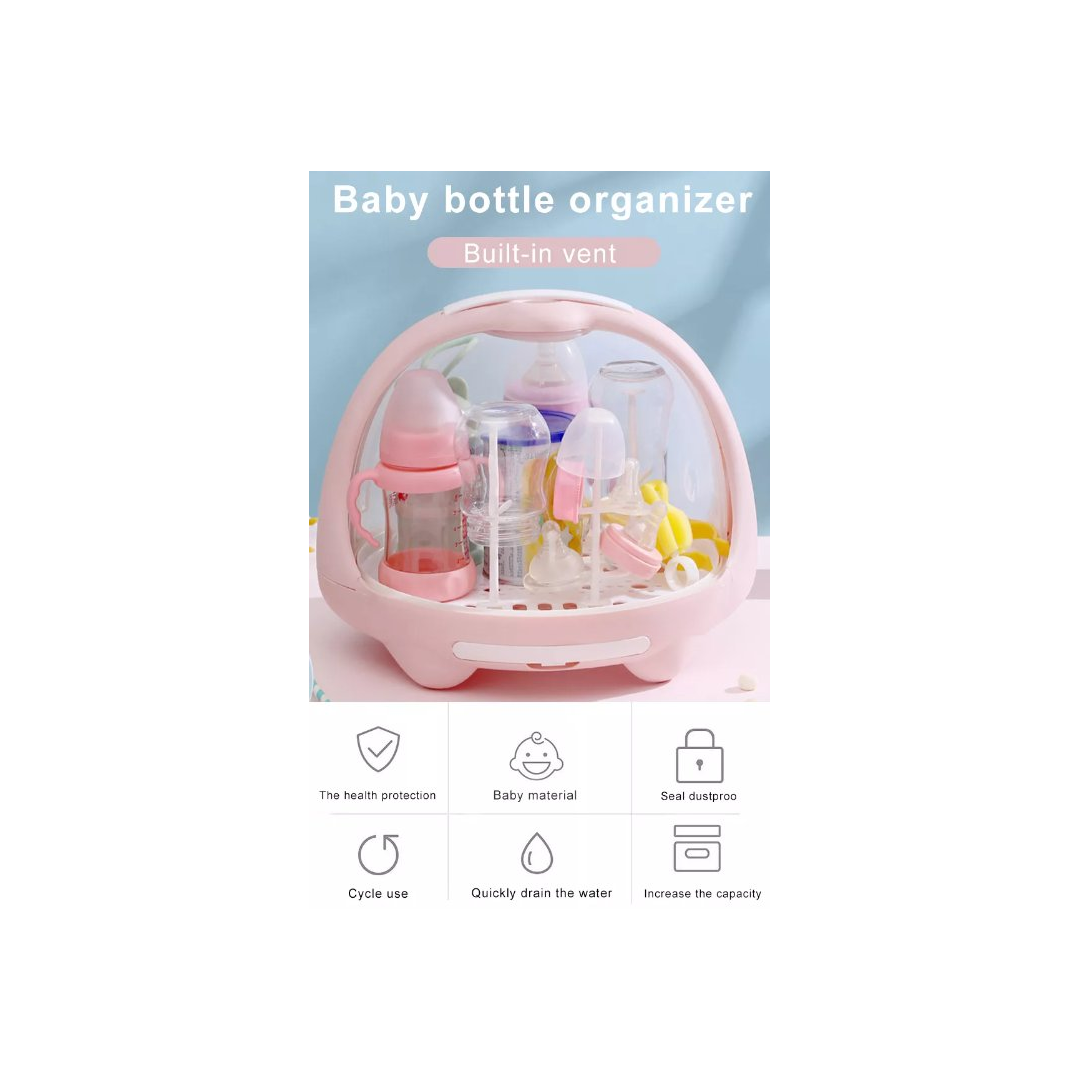 Baby Bottle Drying Rack with Cover | Hygienic Storage NZ