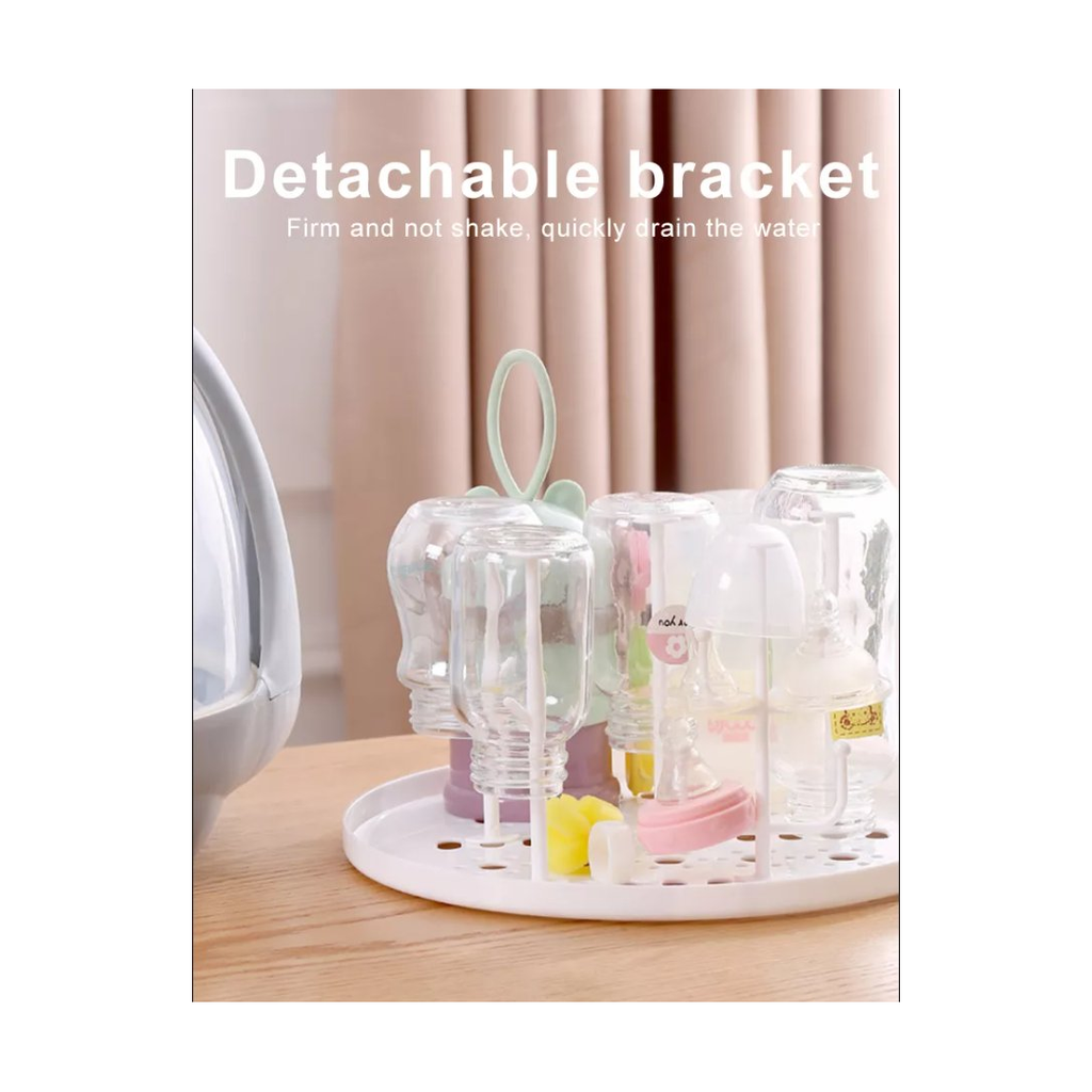 Baby Bottle Drying Rack with Cover | Hygienic Storage NZ