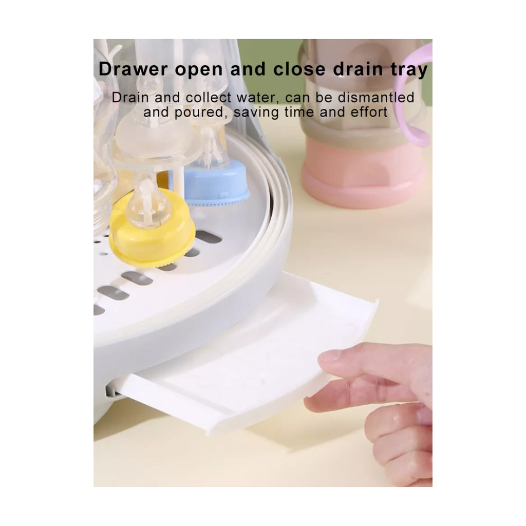 Baby Bottle Drying Rack with Cover | Hygienic Storage NZ