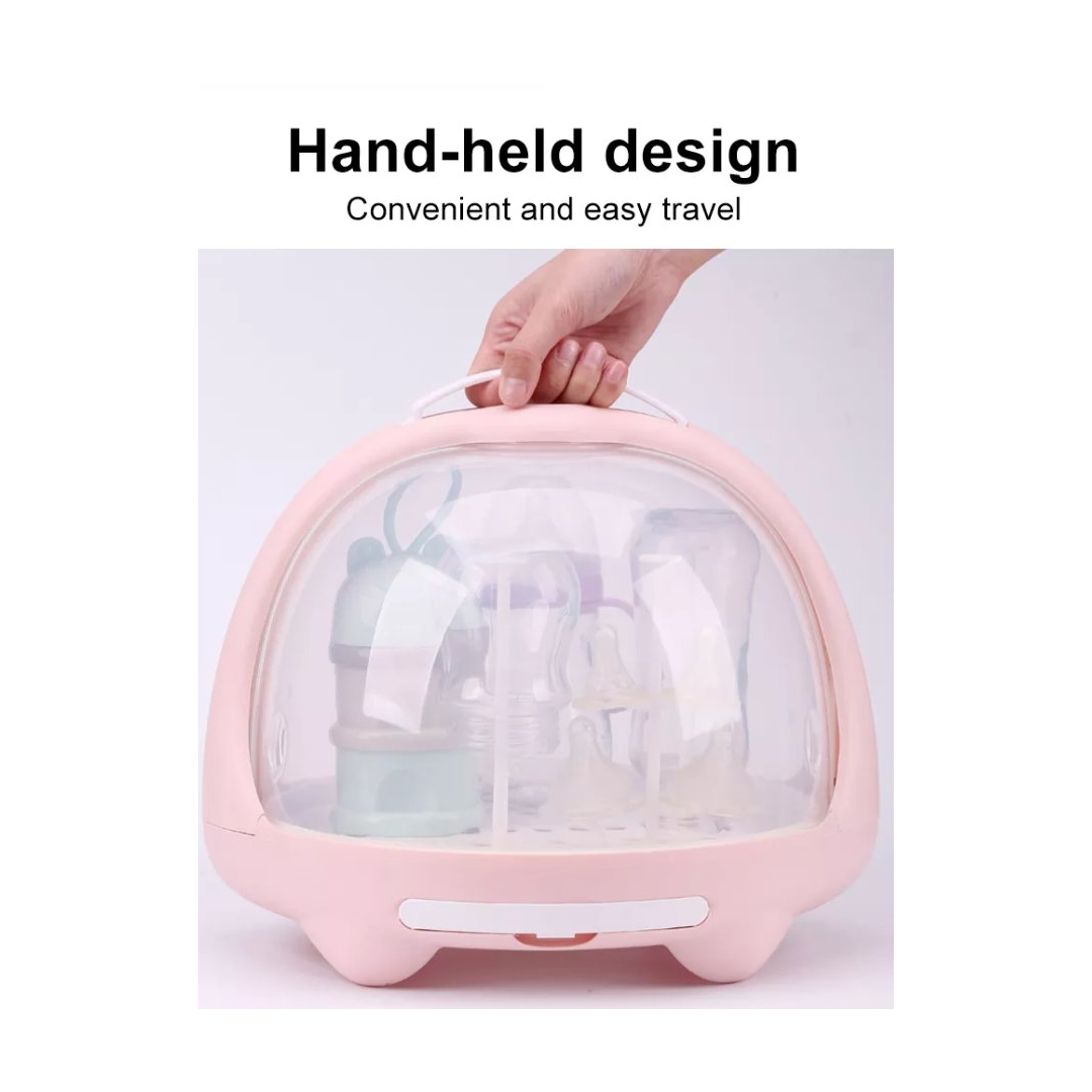 Baby Bottle Drying Rack with Cover | Hygienic Storage NZ