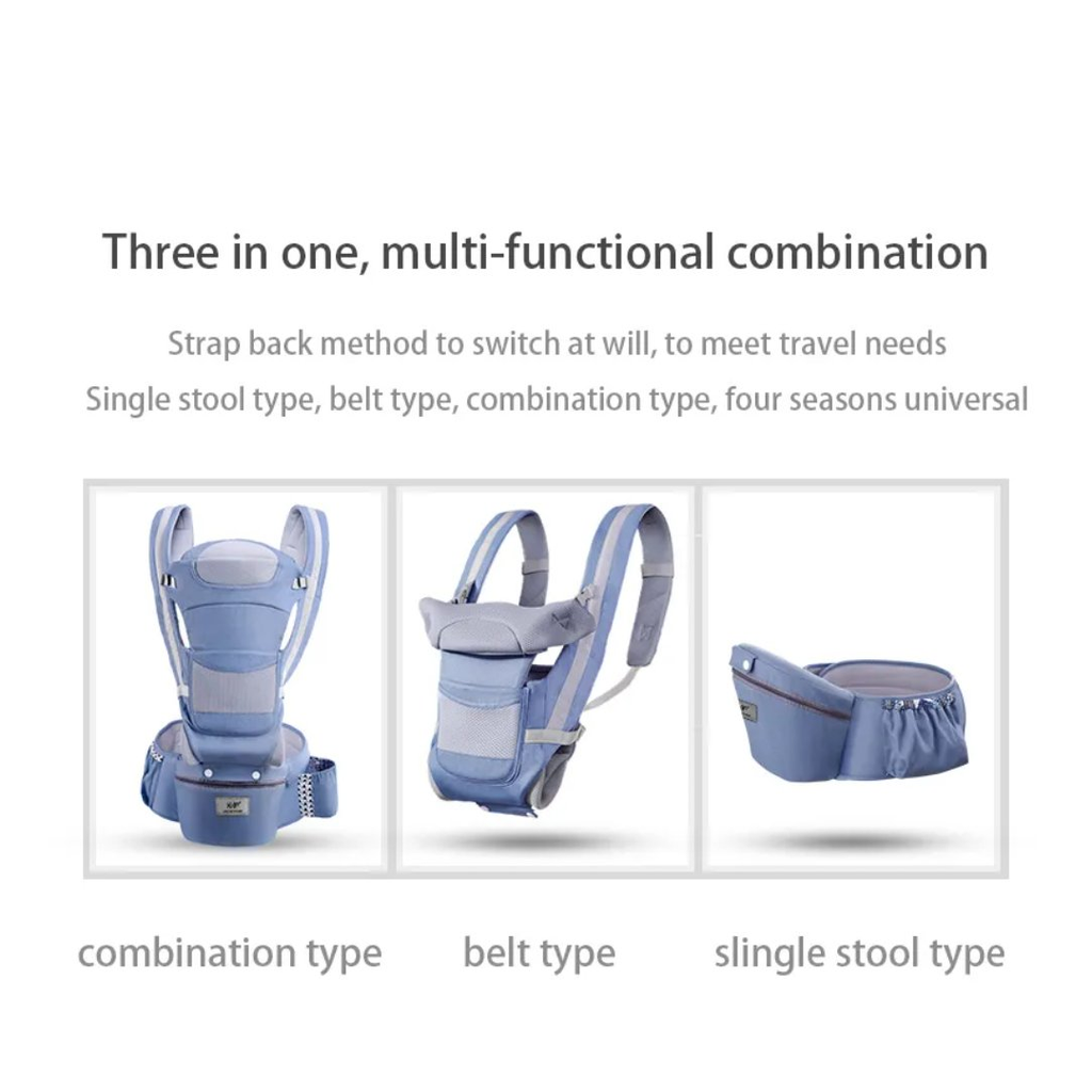 Ergonomic Baby Carrier with Hip Seat | Comfortable Infant Carrier