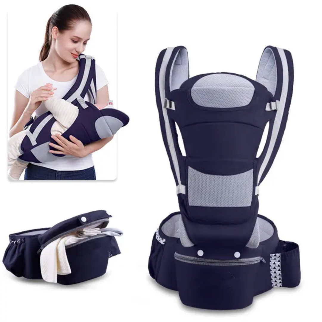 Ergonomic Baby Carrier with Hip Seat | Comfortable Infant Carrier