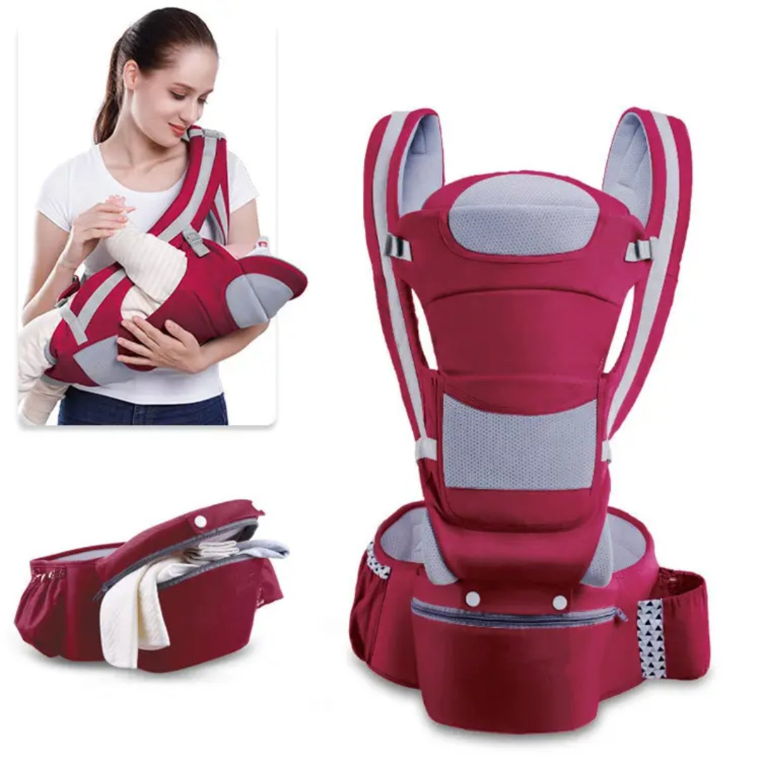Ergonomic Baby Carrier with Hip Seat | Comfortable Infant Carrier