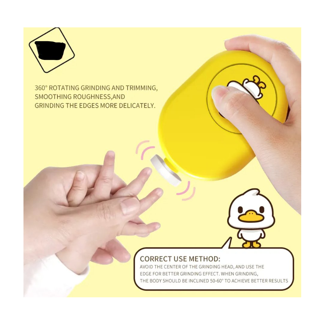 Baby Nail Trimmer Electric | Safe Nail Care Kit for Infants