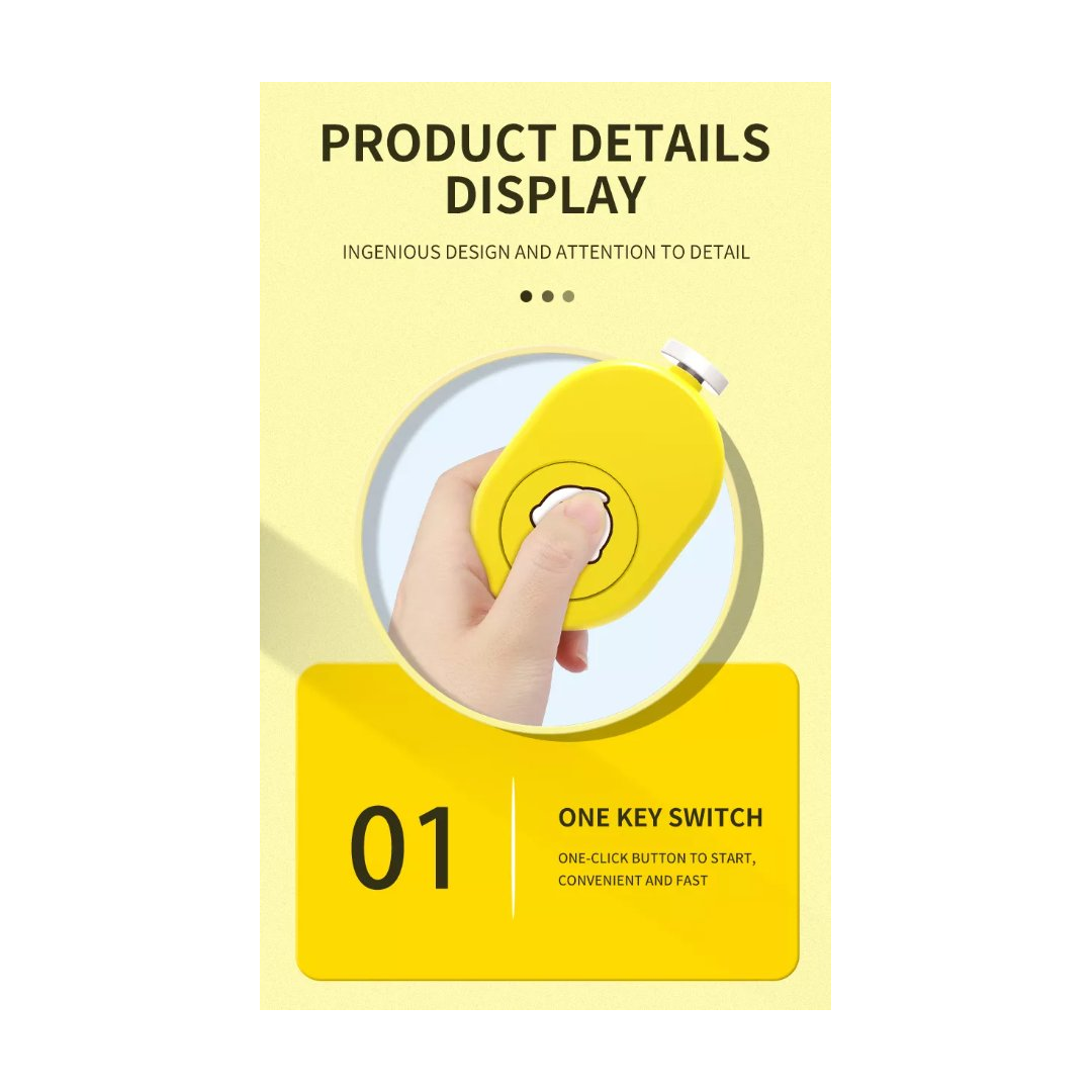 Baby Nail Trimmer Electric | Safe Nail Care Kit for Infants