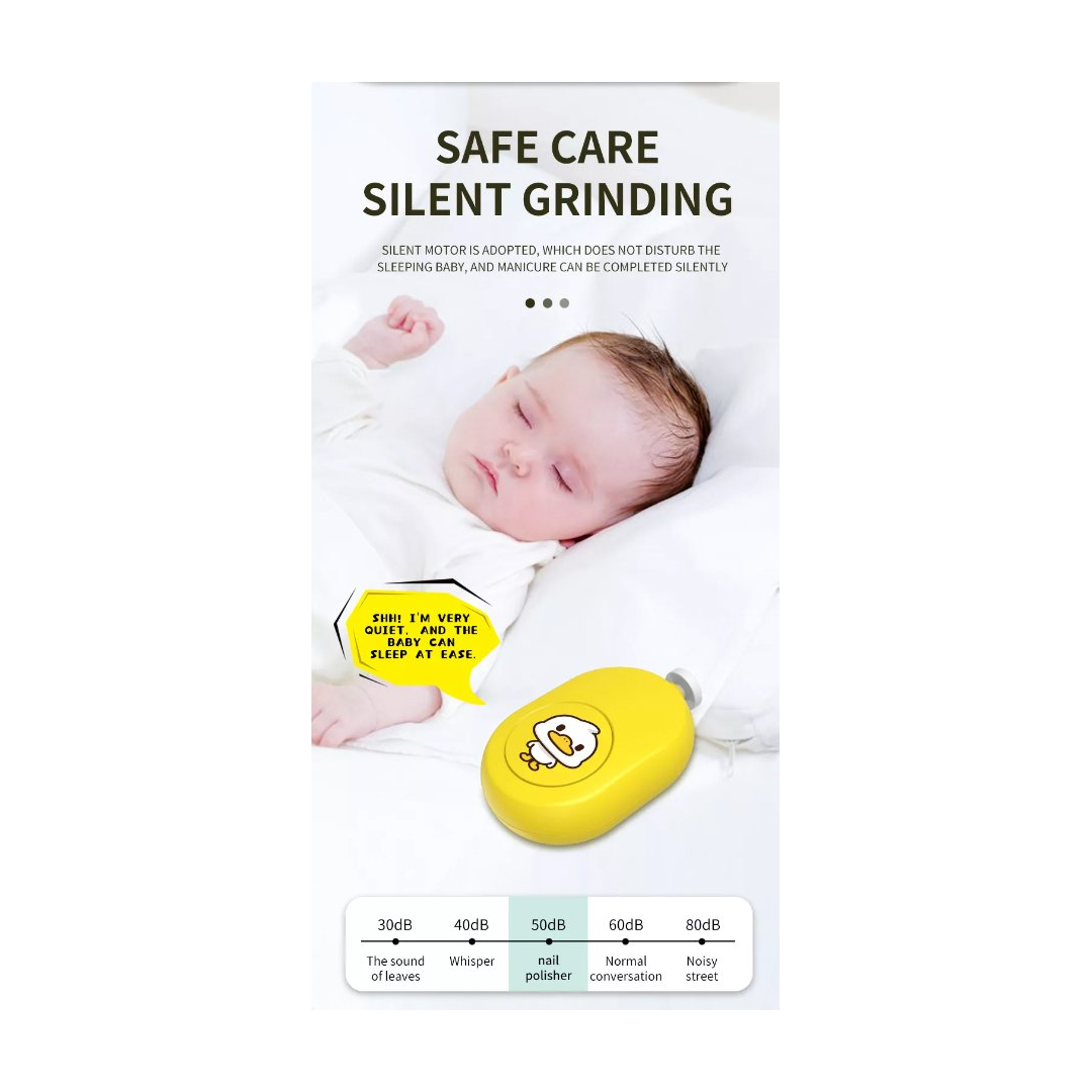 Baby Nail Trimmer Electric | Safe Nail Care Kit for Infants