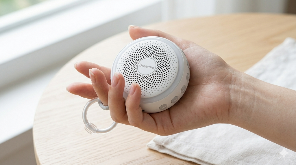 Dreemie Portable White Noise Machine | Baby Sleep Sound Machine & Travel Aid