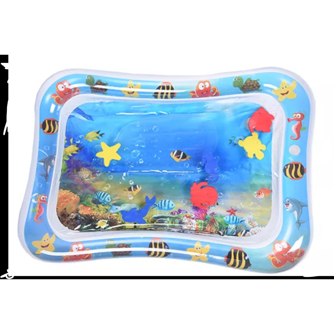 Baby Water Play Mat | Tummy Time Inflatable Activity Mat