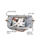 Waterproof Baby Nappy Bag | Large Diaper Bag for Travel & Everyday