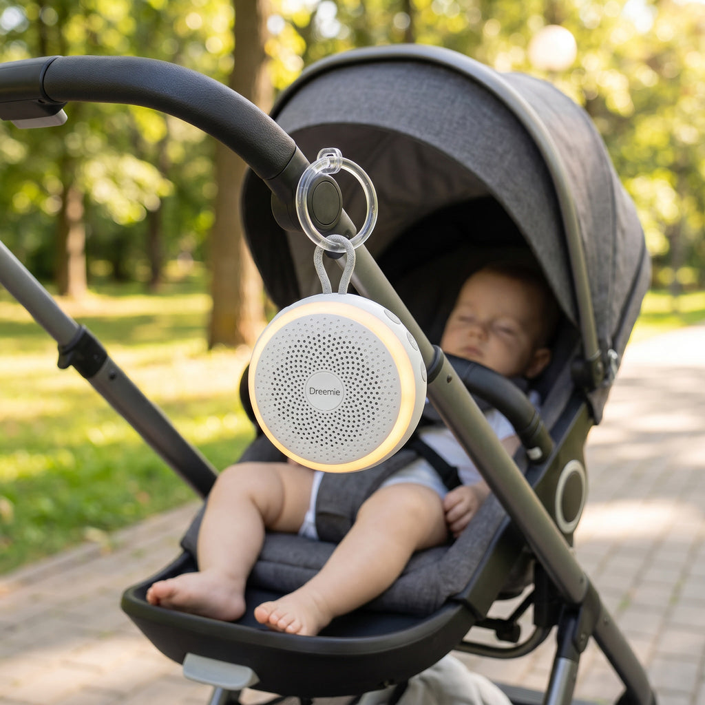 Dreemie Portable White Noise Machine | Baby Sleep Sound Machine & Travel Aid